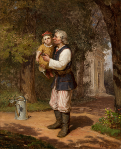 Gardener and a Little Colonel by Wojciech Gerson