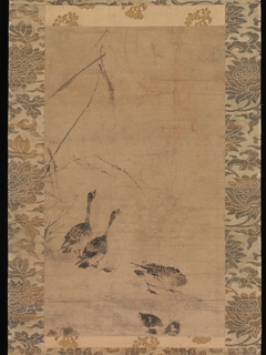 Geese and Reeds by Anonymous