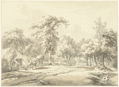 Gezicht te Borger in Drenthe by Egbert van Drielst