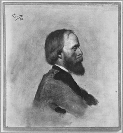 Gotthard Werner (1837-1903), artist by Gustaf Cederström