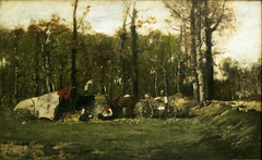 Gypsy Camp by Mihály Munkácsy