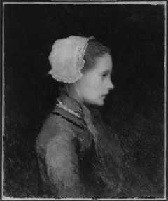 Head -- Daughter of Concierge by William Morris Hunt