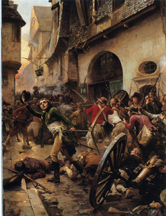 Henri de La Rochejacquelein au combat de Cholet en 1793 by Paul-Émile Boutigny