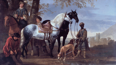 Huntsmen Halted by Aelbert Cuyp