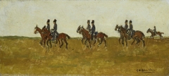 Hussars in the Open Field by George Hendrik Breitner