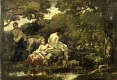 Idylle by Narcisse Virgile Diaz de la Peña