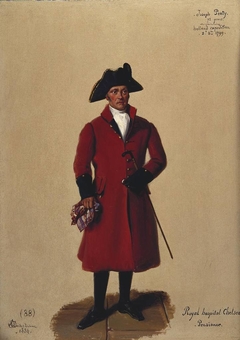 In-Pensioner Joseph Peaty (b. 1762), Royal Hospital Chelsea by Alexandre-Jean Dubois-Drahonet