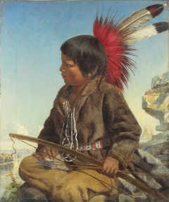 Indian Boy at Fort Snelling by Thomas Waterman Wood