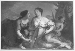 Iustitia und Prudentia by Johann Jakob Dorner the Elder