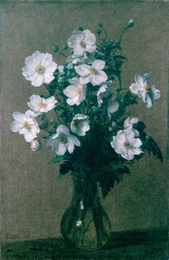 Japanese Anemones by Henri Fantin-Latour