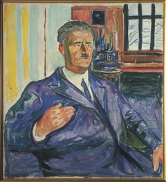 Karl Wefring by Edvard Munch