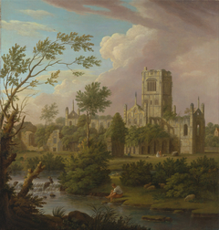 Kirkstall Abbey, Yorkshire by George Lambert