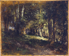 La forêt by Félix Ziem