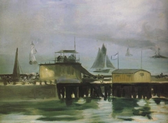 La jetée de Boulogne by Edouard Manet