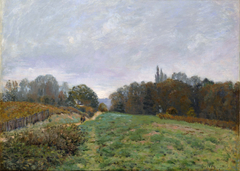 Landscape at Louveciennes by Alfred Sisley