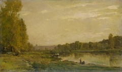 Landscape on the Oise by Charles-François Daubigny