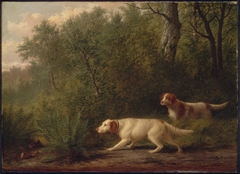 Landscape with Dogs by Thomas Hewes Hinckley