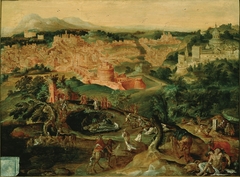 Landscape with the Good Samaritan by Maarten van Heemskerck