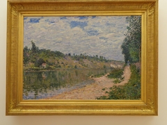 Les coteaux de La Celle vus de Saint-Mammès, après-midi de septembre by Alfred Sisley