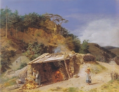 Lime kiln in the Hinterbrühl by Ferdinand Georg Waldmüller