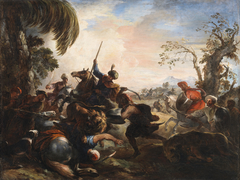 Lion Hunt by Joseph François Parrocel