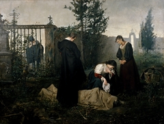 Lope de Vega en el cementerio by José Uría y Uría