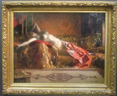 Lying Odalisque by Jean-Joseph Benjamin-Constant