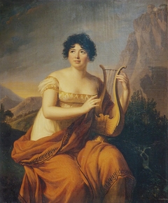 Madame de Staël as Corinne by Firmin Massot