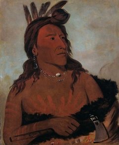 Mah-tó-che-ga, Little Bear, a Hunkpapa Brave by George Catlin