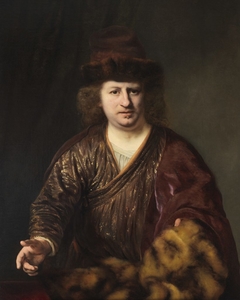 Man with a Fur-Trimmed Hat by Ferdinand Bol