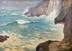 Marine par gros temps by Maxime Maufra