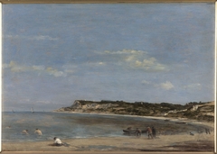 Marine, rivage normand by Eugène Louis Boudin