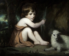 Master Watkin Wynn, later Sir Watkin Williams-Wynne 5th Bt (1772-1840), as the Infant Saint John the Baptist by after Sir Joshua Reynolds PRA