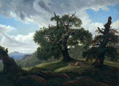 Memory of a wooded island in the Baltic Sea by Carl Gustav Carus