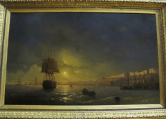 Mercury meets Russian squadrons after victory over two Turkish vessels by Ivan Aivazovsky