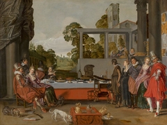 Merry Company on a Terrace by Willem Pieterszoon Buytewech