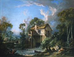 Mill at Charenton by François Boucher
