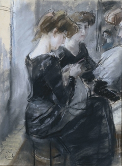 Modistenatelier by Isaac Israels