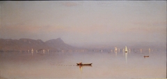 Morning in the Hudson, Haverstraw Bay by Sanford Robinson Gifford