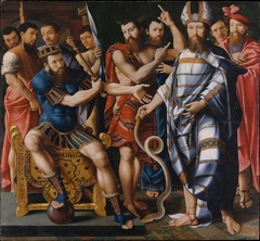 Moses and Aaron before Pharaoh: An Allegory of the Dinteville Family by Master of the Dinteville Allegory