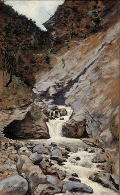 Mountain Stream in Caucasia by Hugo Simberg