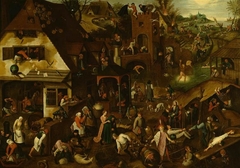 Netherlandish Proverbs by Pieter Breughel the Younger