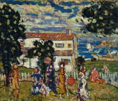 New England Village by Maurice Prendergast