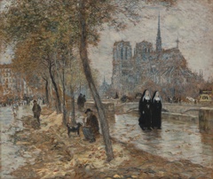 Notre Dame de Paris by Jean-Francois Raffaelli