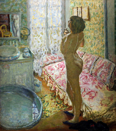 Nude against the light by Pierre Bonnard