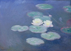 Nymphéas, effet du soir by Claude Monet