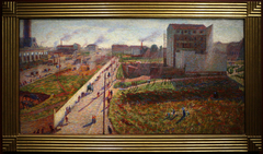 Officine a Porta Romana by Umberto Boccioni