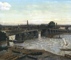 Old Battersea Bridge by Walter Greaves