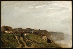 On the Cliff by Constant Troyon