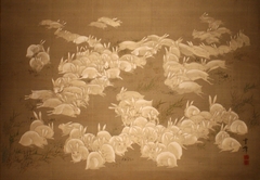 One Hundred Rabbits by Ōoka Unpō